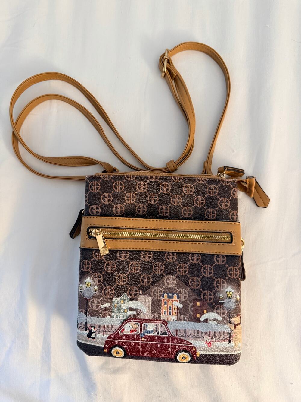 Giani Bernini Holiday Bears crossbody